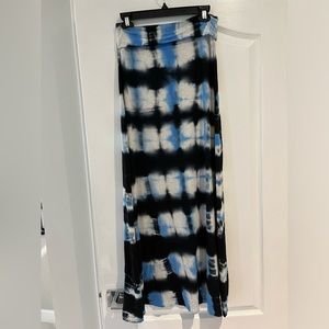 Tye dye maxi skirt